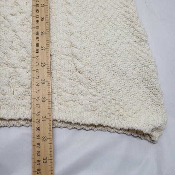 Vintage 525 America Mens Sweater Crochet Large Pullover Long Sleeve Heavyweight - Picture 12 of 13